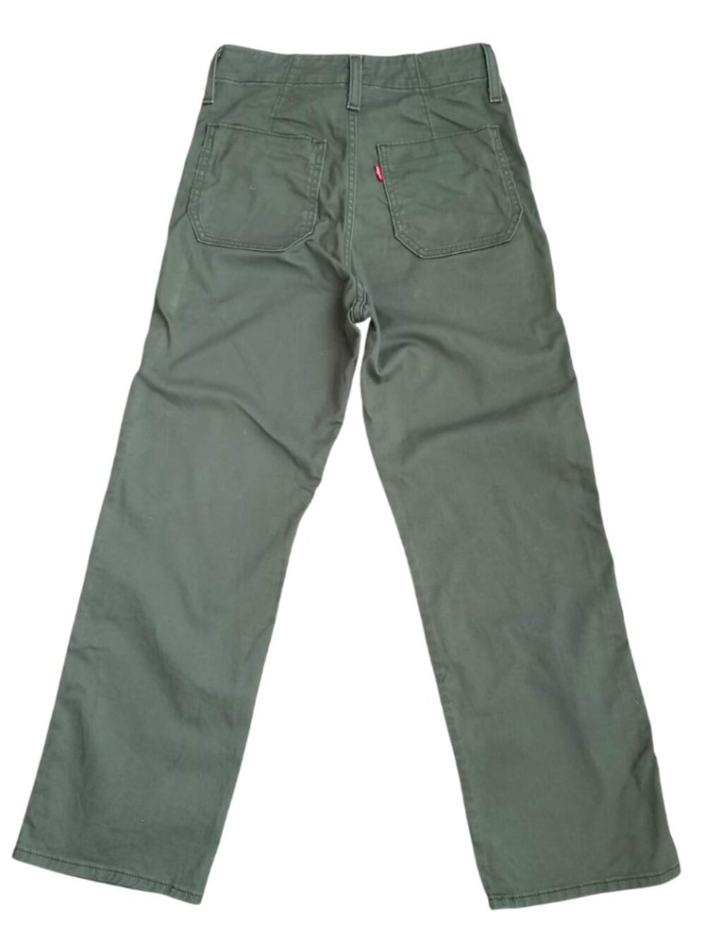 Levi's Green Straight Leg Cargo Utility Pants Size 25 - Picture 2 of 7